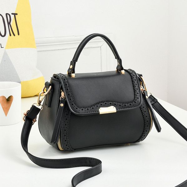 

women pu leather handbags female crossbody shoulder bag hollow out shell bag femininas fashion designer casual ladies purse