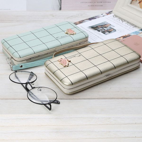 

selling women butterfly wallet long purse phone holder large capacity -b5