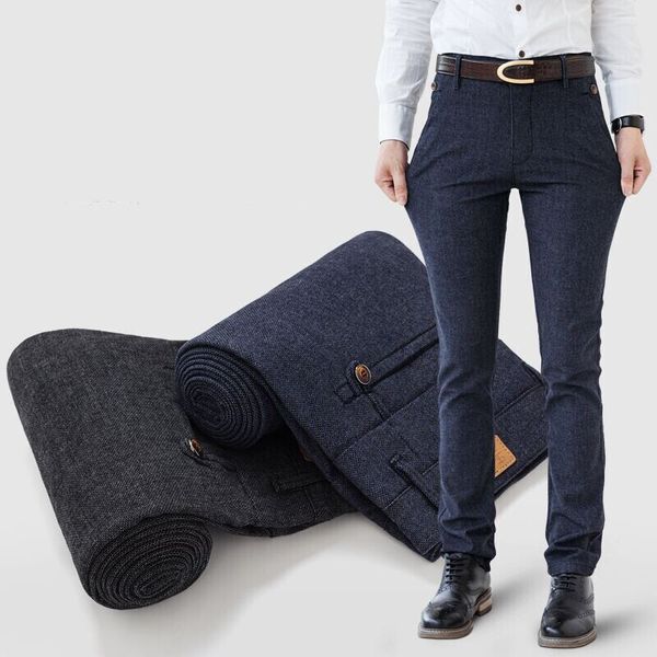

2017 men casual wear pants comfort big size 28-38 brand new fashion design cotton outdoors long trousers, Black