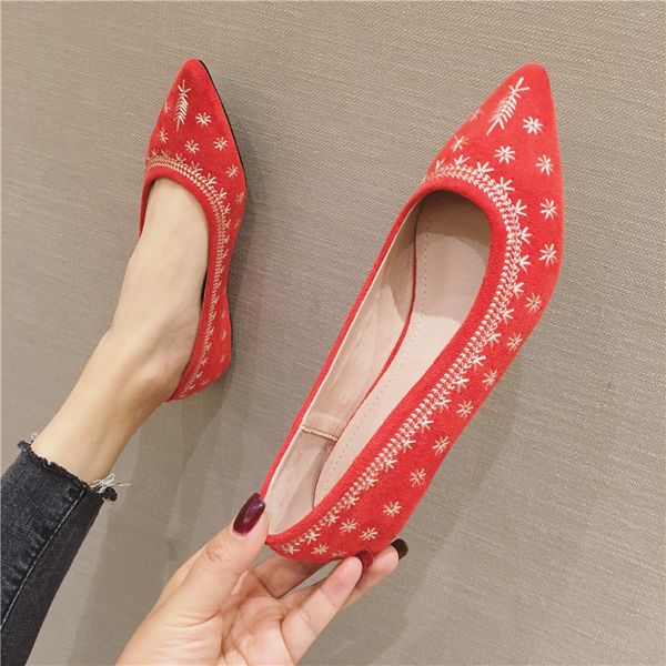 

shallow mouth wedding shoes soft female footwear 2020 fashion women's all-match pointed toe bride dress modis new summer flat, Black