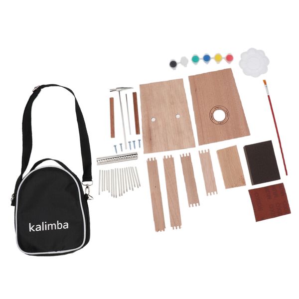 

17 Key Kalimba DIY Set Thumb Piano Mbira Mbrimba Finger Musical Percussion