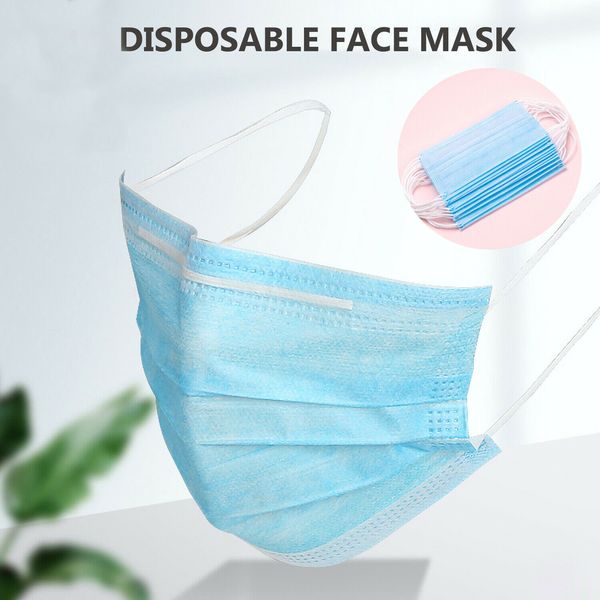 

dhl ready to ship disposable face masks 3ply mask anti dust with elastic loop dust mouth mask protection 200319-04