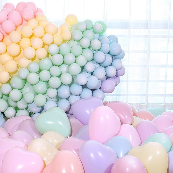 

5pcs любовь воздушный шар 2g надувной pearl latex шар для украшения свадьбы мячем партии воздуха supplies с днем ​​рождения