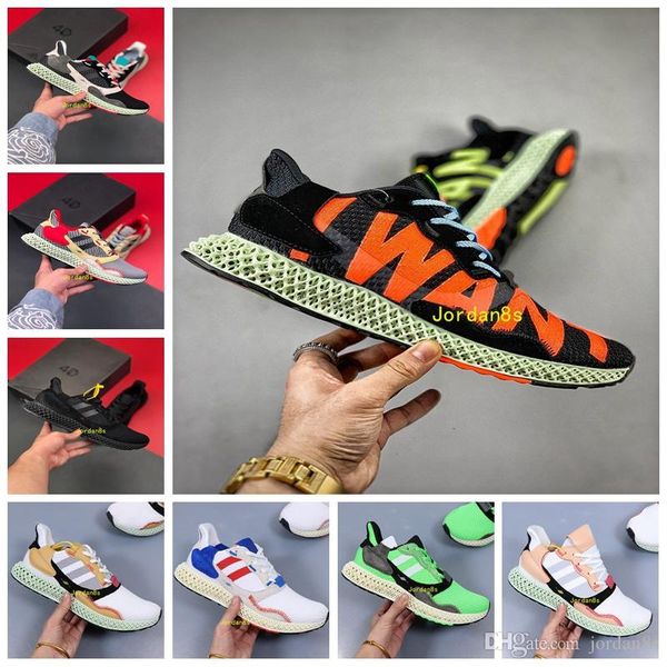 

(С коробкой) 2019 высокого качества Консорциум ZX 4000 FutureCraft 4D кроссовки мужчин Mens zx4000 тренер спорта кроссовки