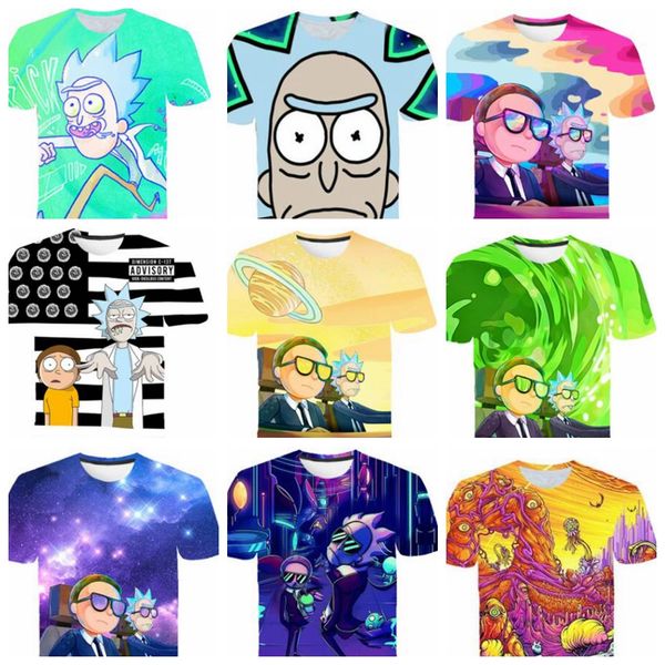 

Rick and morty 3d t hirt men women ummer anime t hirt hort leeve tee o neck top teenager big kid t hirt kka6678