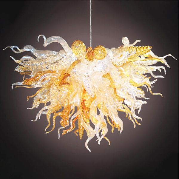 

Art Decorative Chandelier Modern LED Vintage Hanging Pendant Light Hand Blown Glass Chandelier Lighting Top Quality Crystal Chandelier