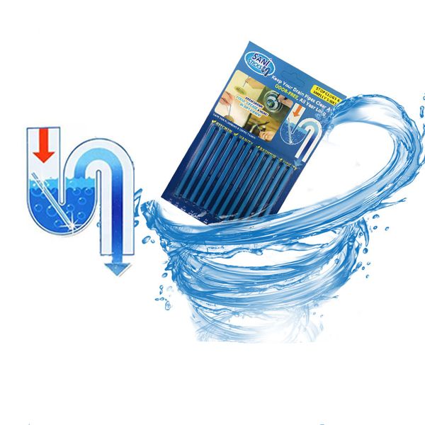

12pcs/set cleaning sticks sewer rod cleaning tool sewage decontamination to deodorant kitchen toilet bathtub drain cleaner