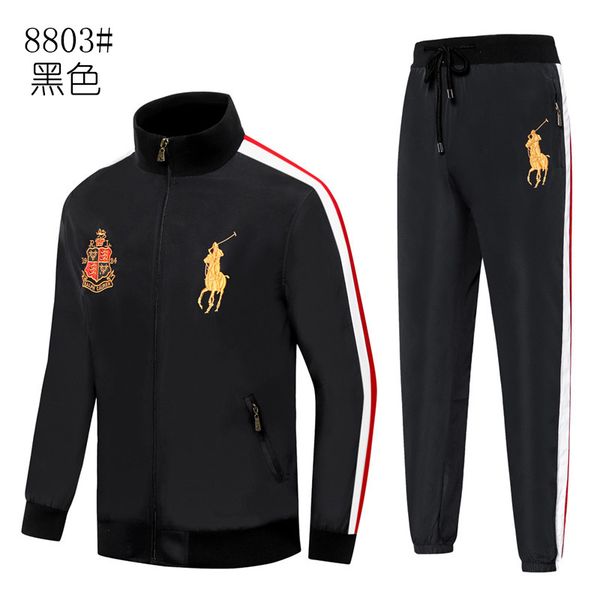 

ральф мужской костюм лорен классический высокое качество trend wild jacket boutique вышивание set street hip hop куртка продам штаны, Gray