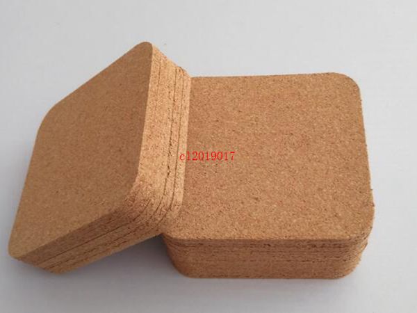 Clássico Praça Plain Cork Coasters termo-isolante Copa Mats 10 cm de diâmetro para o casamento do presente do partido