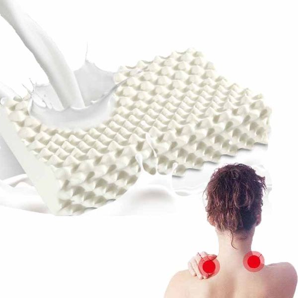 

memory foam bedding pillow neck protection orthopedic ergonomic cervical pillow neck pain sleeping with embroidered pillowcase