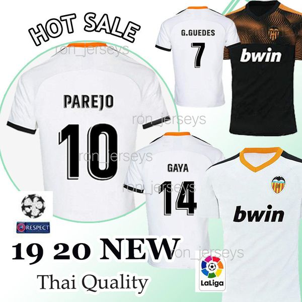 

Thail Valencia Soccer Jerseys PAREJO GAYA Valencia 2019 2020 GAMEIRO RODRIGO C.SOLER S.MINA Football Shirt champions camiseta de futbol MEN
