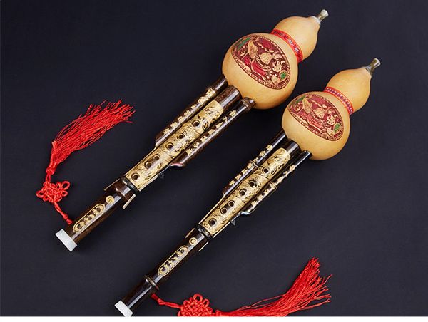 

ya sheng chinese handmade hulusi traditional gourd cucurbit flute ethnic hulusi musical instrument for beginner music lovers