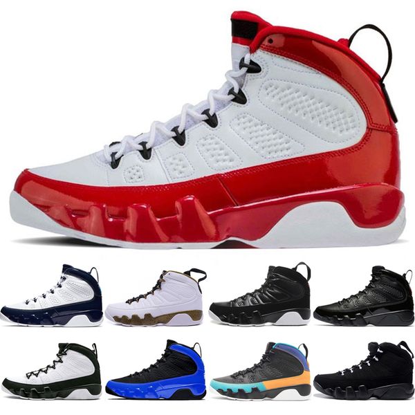 

2018 9 9s men basketball shoes OG Space Jam Tour Yellow PE Anthracite The Spirit Johnny Kilroy 2010 release sports shoes sneaker 8-13