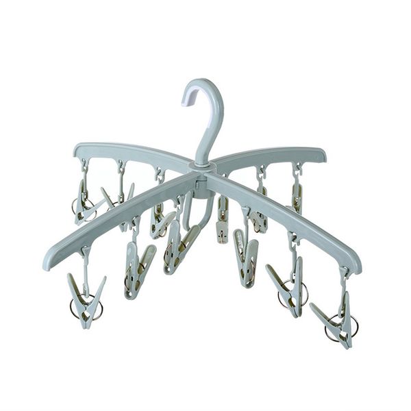 

clip windproof buckle multi-function hanger plastic clothes drying rack socks underwear drying rack dropshipping