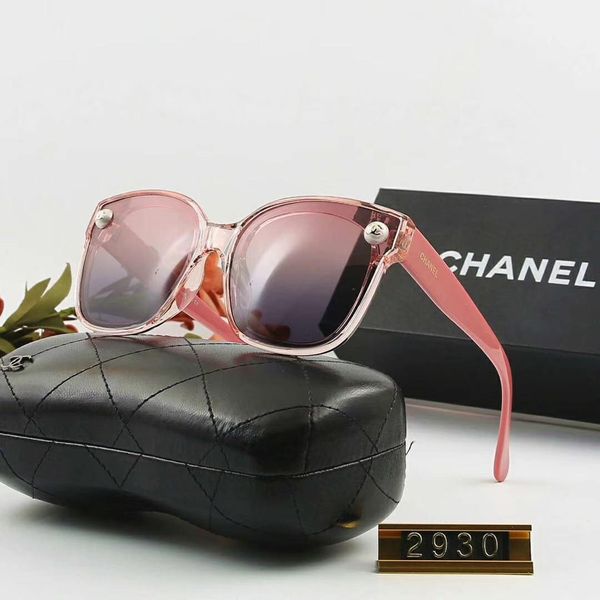 

De igner ungla e luxury ungla e brand ungla fa hion mmer women full frame gla uv400 5 tyle with box and logo 2930 high quality