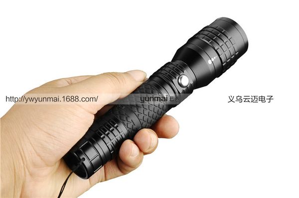 

new pattern xml t6 flexible zoom light charge aluminium alloy flashlight