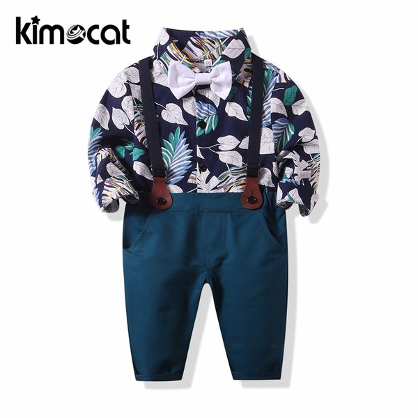 

kimocat children's clothing kids autumn winter boys clothes 2pcs outfit kids clothes boys clothing set suit for 1-5 year, White