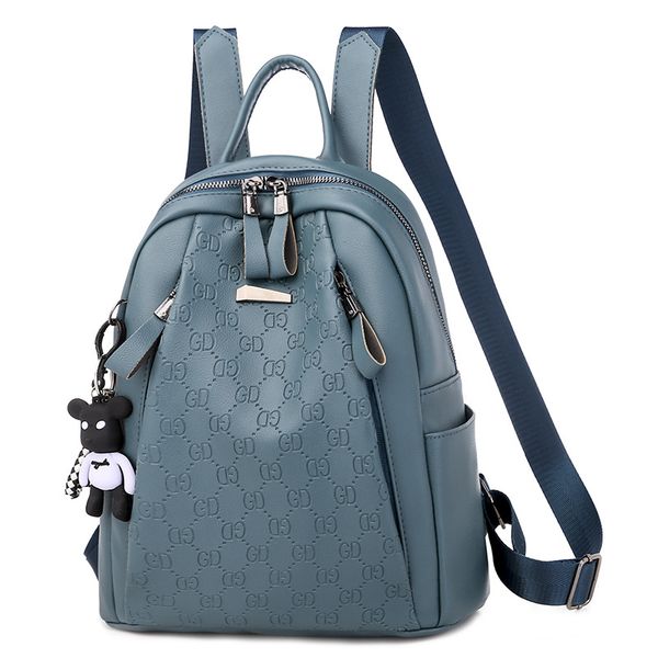 

2019 new style fashion korean-style women's backpack large capacity soft leather travel small bookbag backpack women's