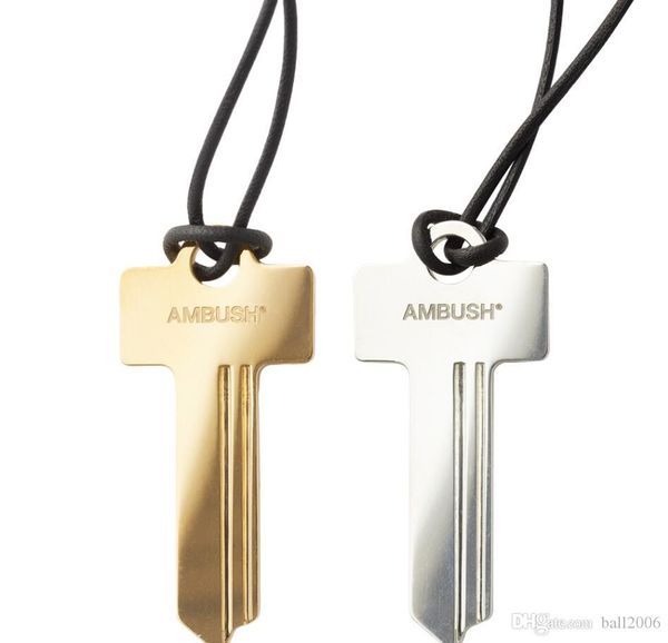 

ambush hip hop key necklace simple fashion pendant temperament, Silver
