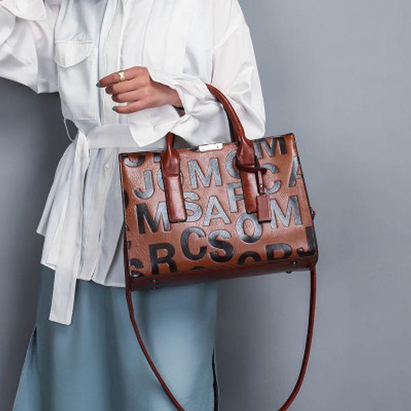 

bags for women 2020 new korean large-capacity letter printing design handbag ladies shoulder messenger bag sac a main bolsa