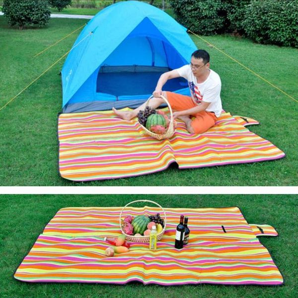 

tents and shelters folding camping mat pad waterproof blanket picnic outdoor seat cushion
