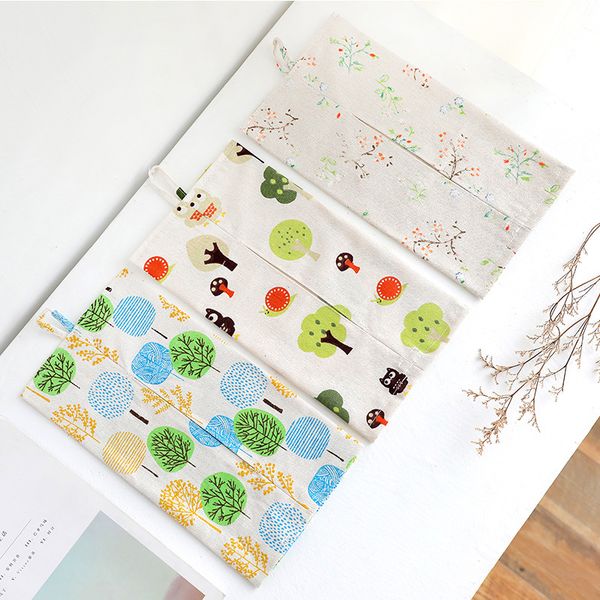 

creative cotton fabric portable toilet paper holders hanging type paper rack home napkin paper shelf tissue storage organizer