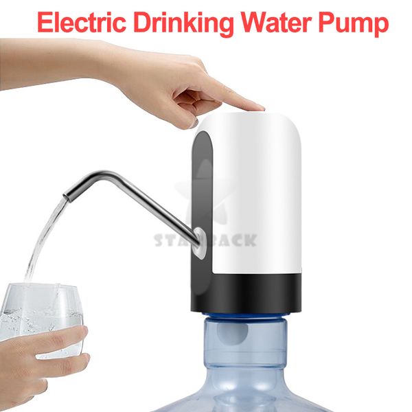 

automatic water pump for double usb charging bottle motor electric bottle dispenser for drinking water pump hand pump bottled water