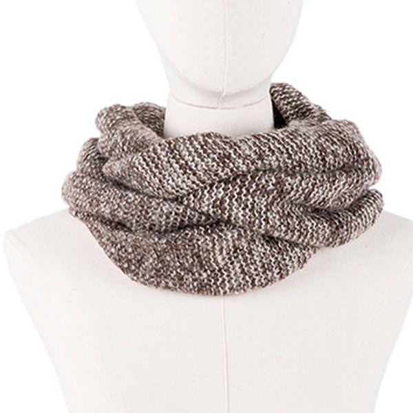 

fashion knitted snood scarf warm winter women scarf cashmere snud ladies solid infinity scarves neck circle ring #yj, Blue;gray