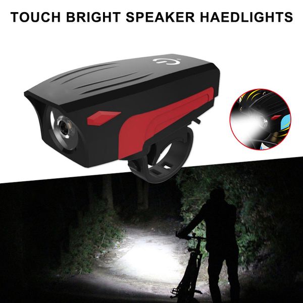 

durable bicycle lamp bike lamp 5 mode cycling equipment warning taillight bicycle bell 130db