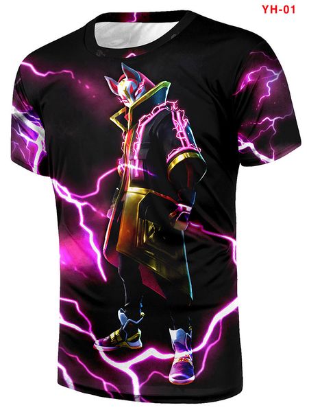 

production of 3d t-shirt fortnite3dt shirt, White;black