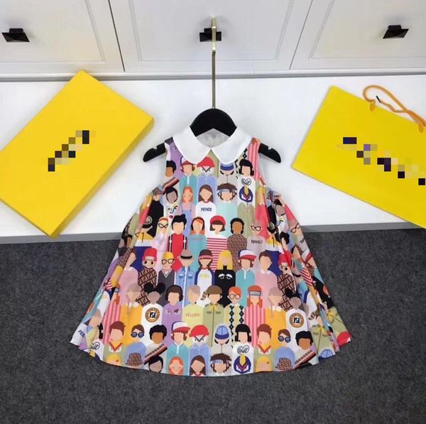 

2019 kid girl print letter dre e character dre cau al ummer dre whole ale clothe