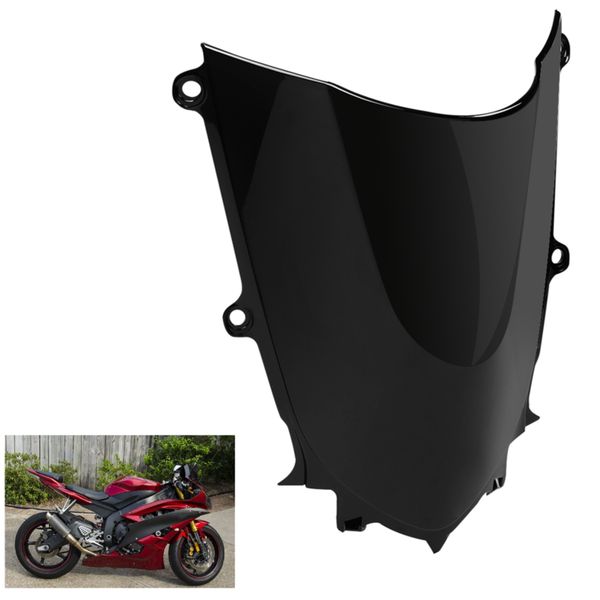 

motorcycle accessories front double bubble windshield windscreen for yzf 600r 600 r r6 2017-2018