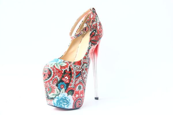 Chinese Style 2019 Ladies Leather 22cm Ultra High Heel 12.5 2019 Women Extreme 12.5cm Heel High Stiletto Platform