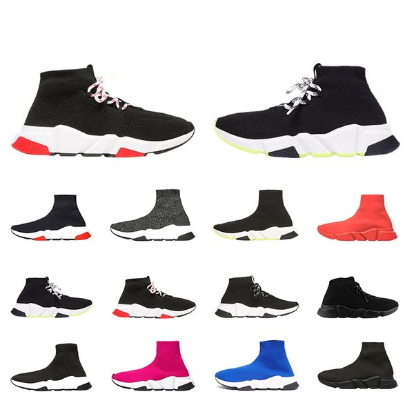 

New balenciaga 13 black peed trainer black de igner neaker men women black red ca ual hoe fa hion ock hoe neaker boot