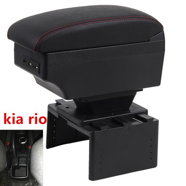 

for kia rio armrest box with usb