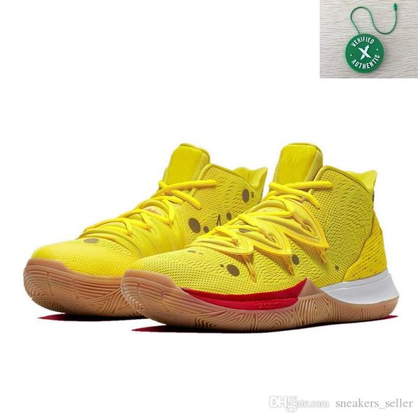 Großhandel SpongeBobs Kyrie 5 Kinder Männer Frauen Basketball Schuhe Verkäufe Beste Qualität Irving 5 Turnschuhe Schuhe Mit Box Größe 4 12 Von Großhandel SpongeBobs Kyrie 5 Kinder Männer Frauen Basketball Schuhe Verkäufe Beste Qualität Irving 5 Turnschuhe Schuhe Mit Box Größe 4 12 Von