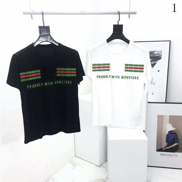 

fashion mens t shirts casual new arrival men & girl t shirt casual summer embroidery letters tees couple, White;black