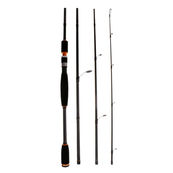 

2.1m/7ft 4 sections carbon fiber spinning/casting rod travel fishing rod pole