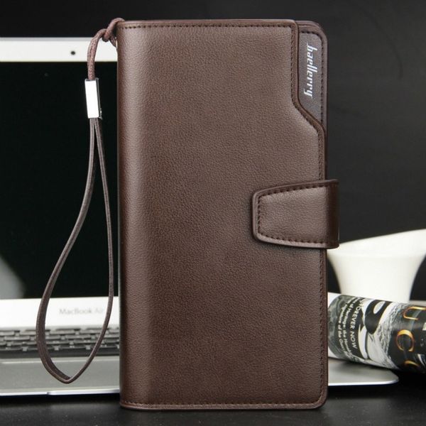 

men's leisure wallet long wallet multi-function mobile phone bag