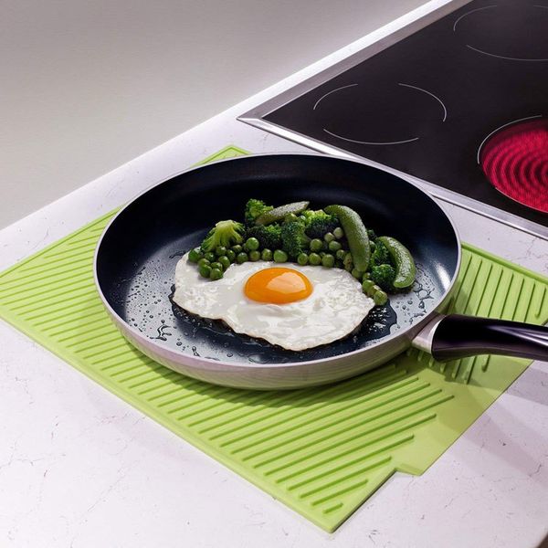 

43x33 большого multifuctional силиконовой теплоизоляция пот держатель protector dish кубок слива мат таблица placemat сушка мат кухонный инв
