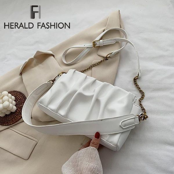 

мода дизайн женщины облако сумки мягкая кожа pu плиссированные дамы подмышек сумки женский daily travel большой tote плеча мешок