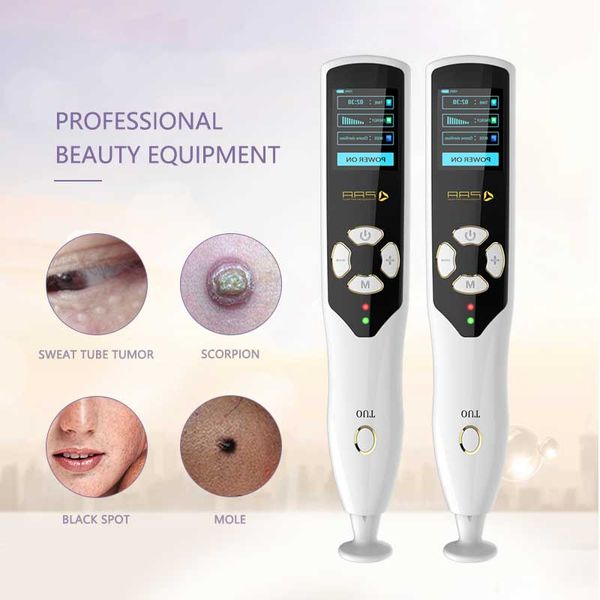 

2 in 1 ozone fibroblast laser plasma pen eyelid lifting lift skin rejuvenation wrinkle spot mole freckle tattoo removal beauty machine, Black