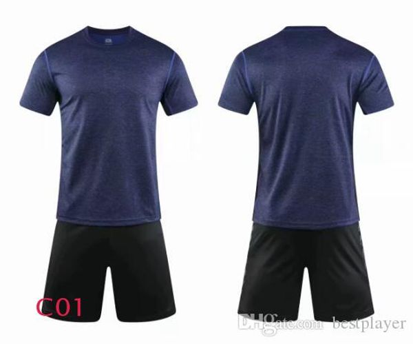 

2020 customized jersey men's cultural advertising shirt with round neck #d13, Gray;blue