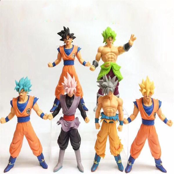 

bravo 26cm dragon ball z figure msp master stars piece vegeta trunks vegetto son goku black chocolate goku pvc action figure toy