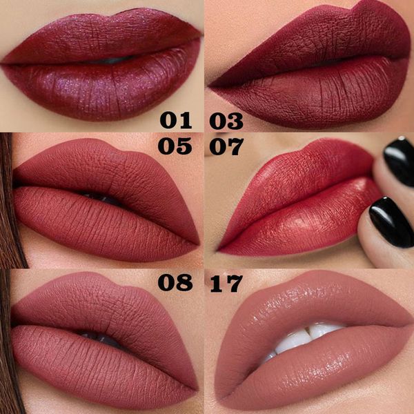 

1 pcs lipstick lip liner pencil velvet lip stick smooth high pigmented cosmetics sj66