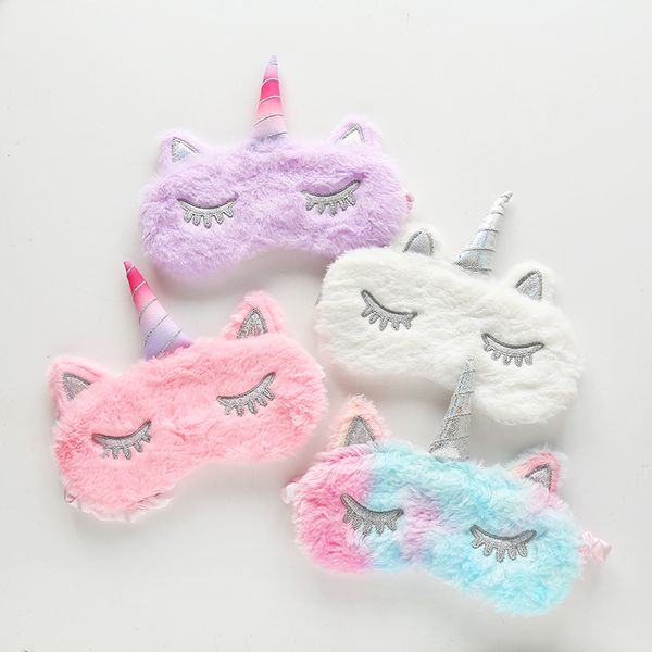 

unicorn плюшевые eye mask gradient sleeping mask shade cover eyeshade игрушки для взрослых женщин masques хэллоуин xd21768