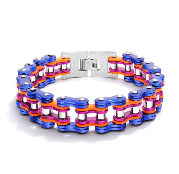 

bracelet jewelry mens bracelets luxury designer jewelry men bracelets stainless steel jewelry bracelet locomotive chain ne975, Black