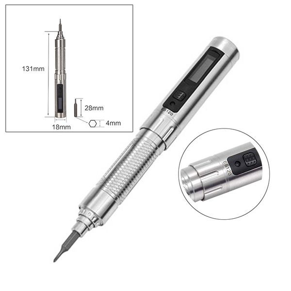 

cordless electric screwdriver mini precision motion control power with stm32 mcu 3 ph00 sl2 bits portable pouch