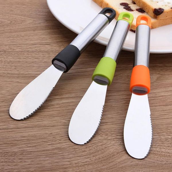 

50шт нержавеющей стали butter нож резак скребок utensil jam разбрасыватель шпатель завтрак инструмент новый фондю сыр резак no204