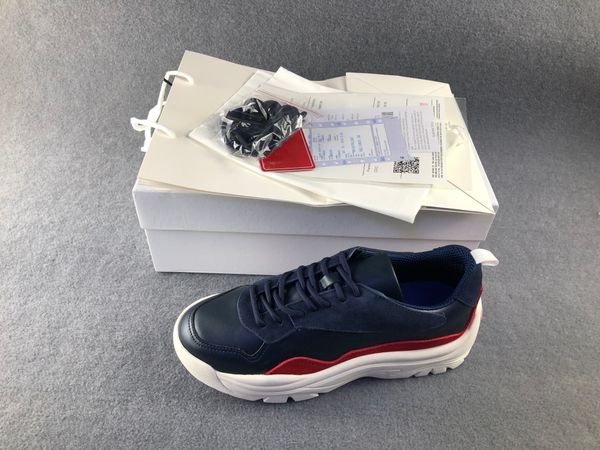 

fashion mens designer shoes luxury genuine leather red black casual ace shoes for man women designer sneakers size 35-46 for sale